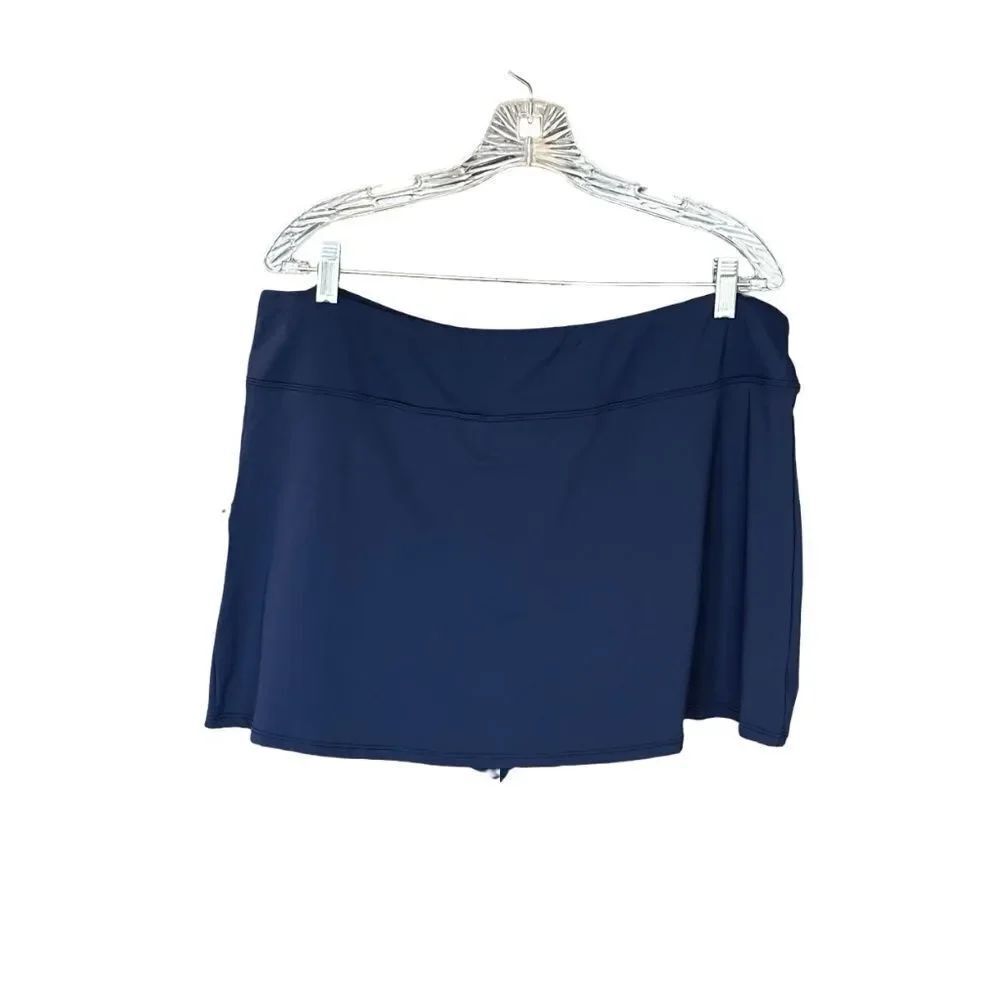 NWT Beach House Emma Swim Skirt - Skort - Bottom Navy Blue 20W